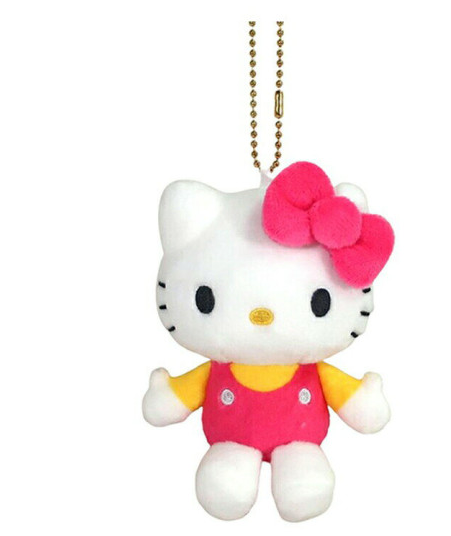 ANRIO ORIGINAL HELLO KITTY MASCOT CHARM / PLUSH STANDARD COLLECTION YELLOW