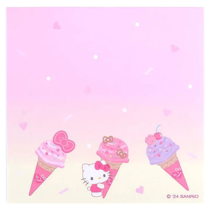 SANRIO HELLO KITTY ICE CREAM MEMO PAD KT