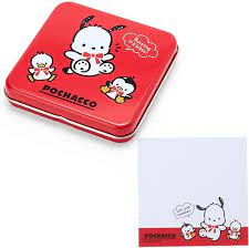 SANRIO POCHACCO 35TH ANNIVERSARY MEMO PAD WITH TIN BOX