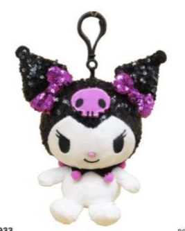 SANRIO KUROMI MASCOT CLIP ON SPANGLE