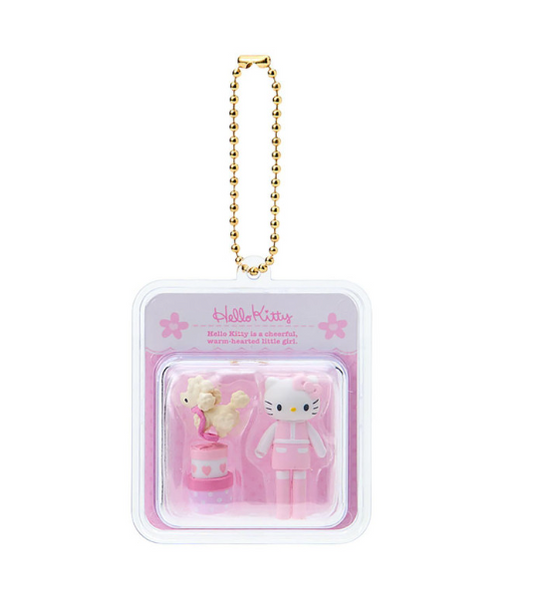 SANRIO ORIGINAL HELLO KITTY MINIATURE PACKAGE CHARM PINK (MINIATURE TOY)