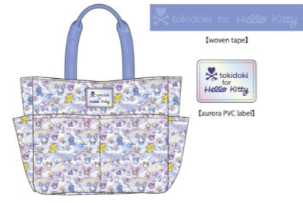 SANRIO ORIGINAL HELLO KITTY TOKIDOKI SHOULDER TOTE BAG CELESTIAL