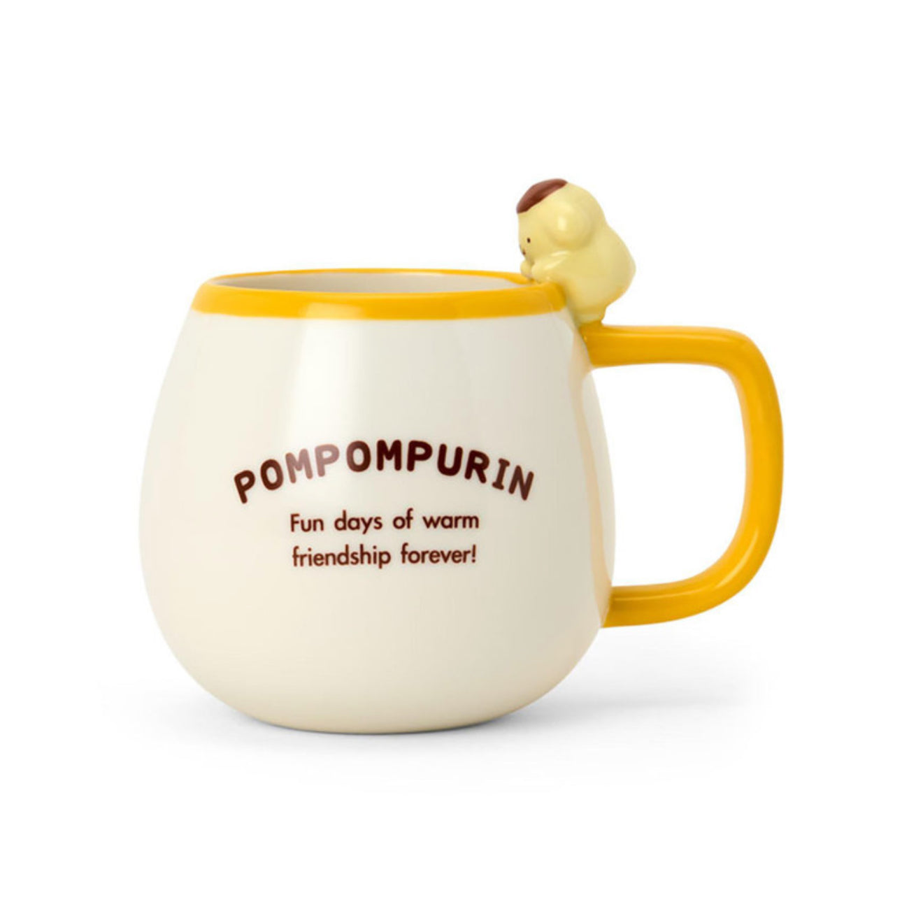 SANRIO ORIGINAL POMPOMPURIN MASCOT ATTACHED MUG CUP