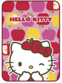 SANRIO HELLO KITTY APPLE BLANKET