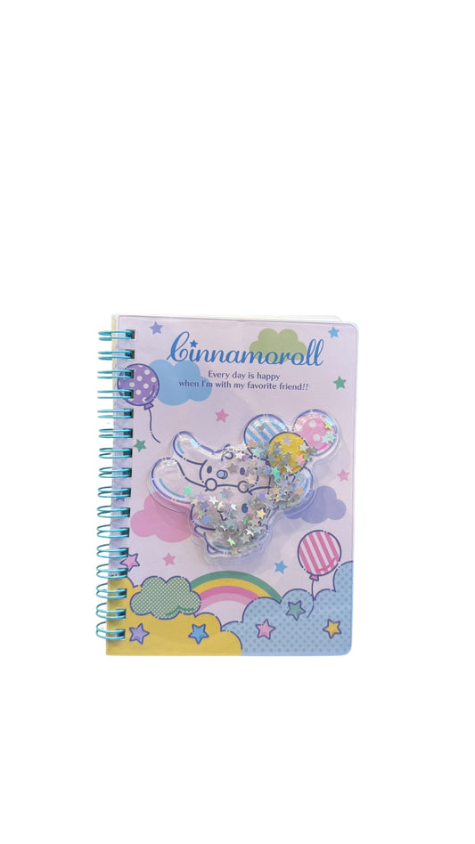 SANRIO CINNAMOROLL SHINING DOUBLE COIL RING NOTEBOOK