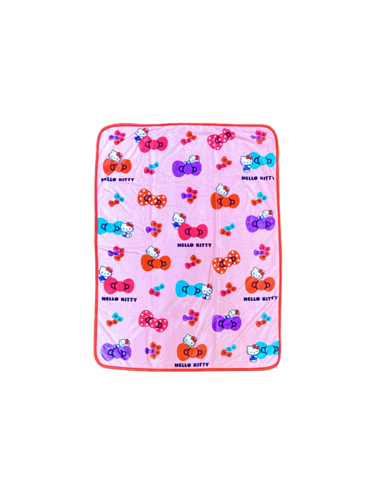 SANRIO HELLO KITTY BLANKET RIBBON PATTERN