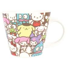 SANRIO ORIGINAL CHARACTERS MUG CUP EVERYONE PACKED TOGETHER