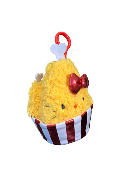SANRIO HELLO KITTY FRIED CHICKEN FOOD COURT MASCOT CLIPON