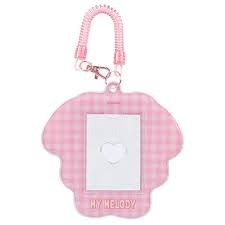 SANRIO ORIGINAL MY MELODY PLUSH SHAPED PASS CASE PITATTO FRIENDS PHOTO