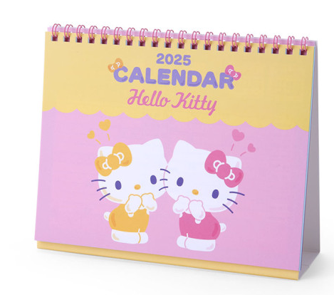 SANRIO JAPAN ORIGINAL HELLO KITTY 2025 TABLE RING CALENDAR