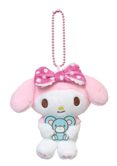 SANRIO ORIGINAL MY MELODY 50TH ANNIVERSARY MASCOT HOLDER- DOT RIBBON