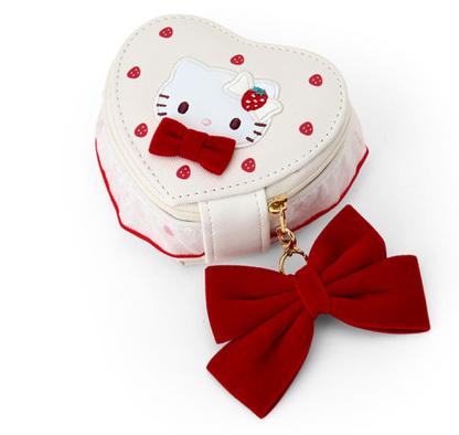 SANRIO ORIGINAL HELLO KITTY ACCESSORY CASE HEART STRAWBERRY SHORTCAKE