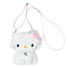 SANRIO ORIGINAL CHARMMY KITTY PLUSH SHOULDER BAG FLUFFY HEART