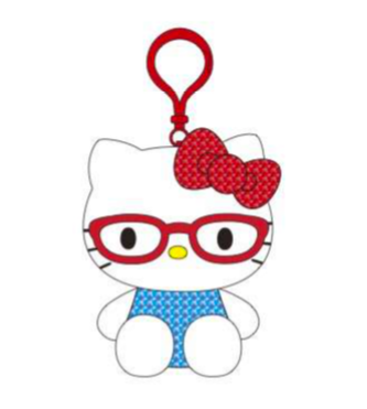 SANRIO HELLO KITTY MASCOT CLIP ON SPANGLE GLASSESS