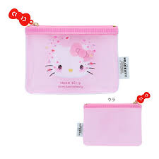 SANRIO ORIGINAL HELLO KITTY 50TH ANNIVERSARY FLAT POUCH 2024