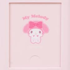 SANRIO JAPAN ORIGINAL MY MELODY LANYARD WITH KEYCHAIN PHOTO FRAME