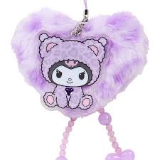 SANRIO JAPAN ORIGINAL KUROMI CELL PHONE STRAP LEOPARD BEAR