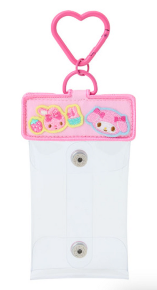SANRIO ORIGINAL MY MELODY CAPSULE TOY COLLECTION MULTI CLEAR CASE WITH CARABINER