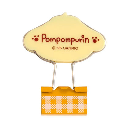 SANRIO POMPOMPURIN 3 PC DOUBLE CLIP SET
