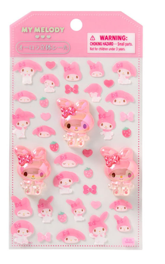 SANRIO ORIGINAL MY MELODY AURORA 3D STICKER