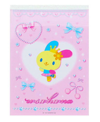 SANRIO ORIGINAL USAHANA Y2K BALLET CORE A6 NOTEPAD