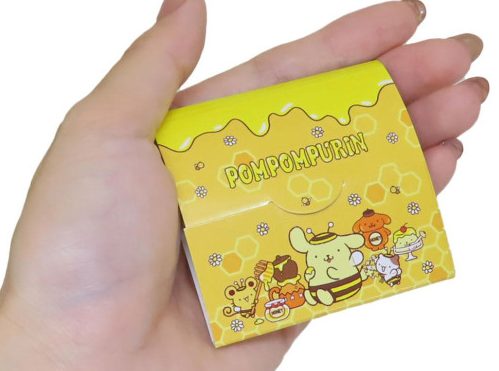 SANRIO ORIGINAL POMPOMPURIN INDEX STICKY NOTES HONEY BEE