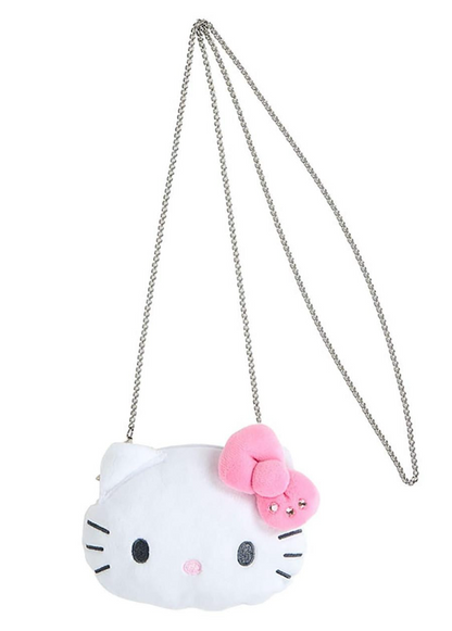 SANRIO ORIGINAL SHOULDER COIN PURSE I LOVE HELLO KITTY PINK