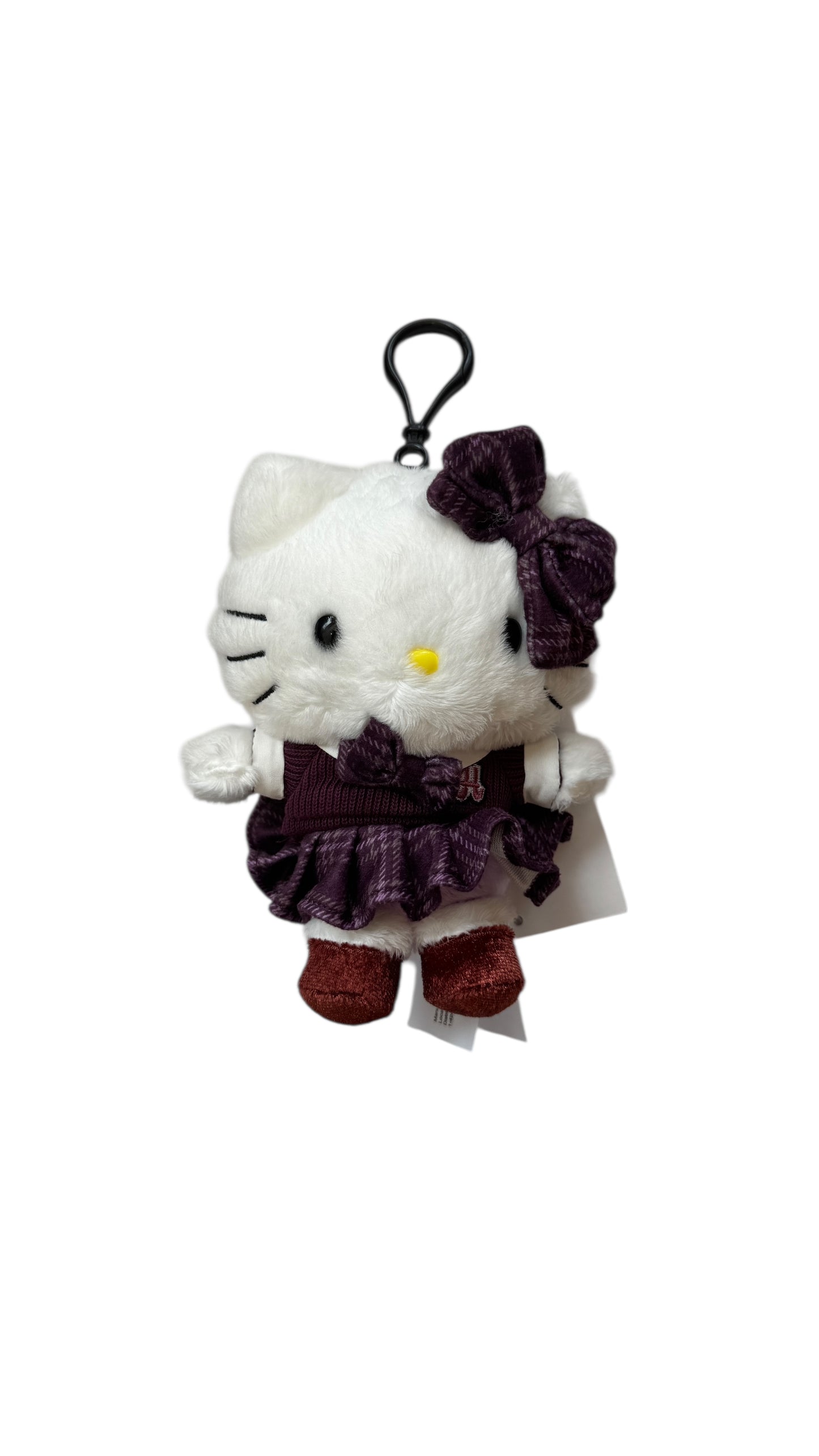 SANRIO HELLO KITTY SCHOOL UNIFORM MASCOT CLIP / PLUSH