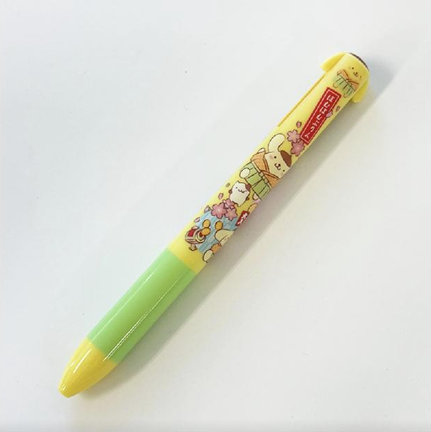 SANRIO ORIGINAL POMPOMPURIN SAKURA 2 COLOR BALLPOINT PEN