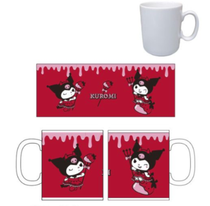 SANRIO KUROMI MUG STRAWBERRY