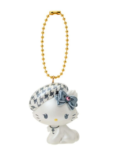 SANRIO ORIGINAL HELLO KITTY HELLO MIMMY MASCOT KEYCHAIN BLIND BOX MONOCHROME GIRLY