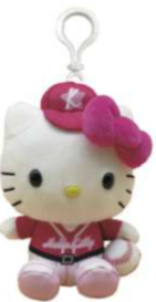 SANRIO HELLO KITTY BASEBALL CLUB ACTIVITIES MASCOT CLIP / PLUSH