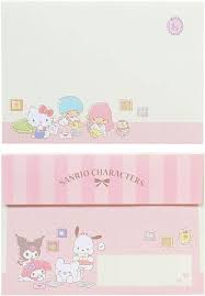 SANRIO JAPAN ORIGINAL CHARACTERS FUN SHAPE LETTER SET