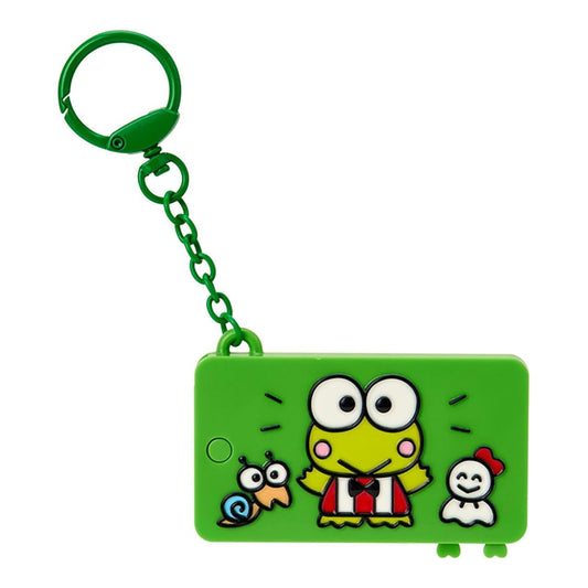 SANRIO ORIGINAL KEROPPI MINI MIRROR AND COMB KEYCHAIN