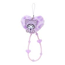 SANRIO JAPAN ORIGINAL KUROMI CELL PHONE STRAP LEOPARD BEAR