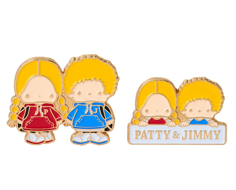 SANRIO ORIGINAL PATTY & JIMMY TINY PIN BADGE SET (COUPLE LOOKBOOK)
