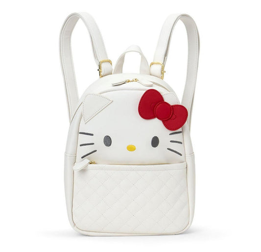 SANRIO HELLO KITTY FACE-SHAPED BACKPACK PU LEATHER