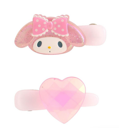 SANRIO ORIGINAL MY MELODY KIDS MINI HAIR CLIP SET