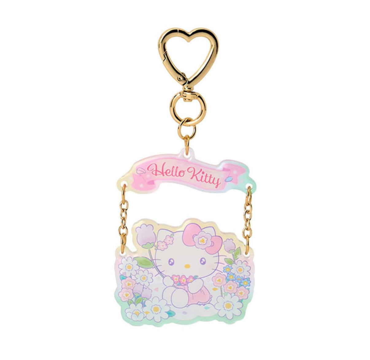 SANRIO HELLO KITTY ACRYLIC KEYCHAIN (EVERYONE IS A STAR)