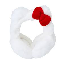 SANRIO ORIGINAL HELLO KITTY FOLDABLE EARMUFFS WHITE