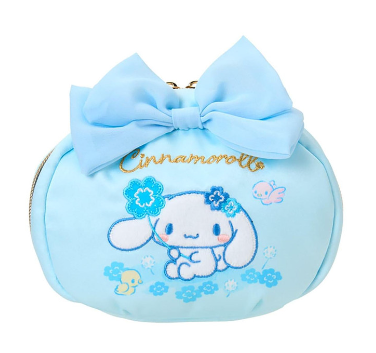 SANRIO ORIGINAL CINNAMOROLL POUCH LIGHT BLUE CLOVER