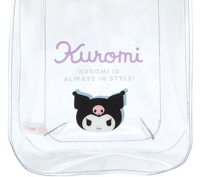 SANRIO JAPAN ORIGINAL KUROMI CLEAR SHOULDER HANDBAG