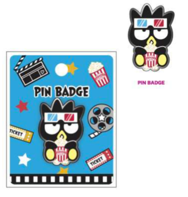SANRIO BADTZ-MARU PIN BADGE MOVIE THEATER