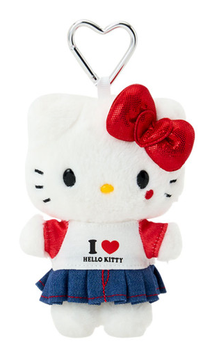 SANRIO ORIGINAL HELLO KITTY I LOVE SANRIO CHARACTERS MASCOT HOLDER