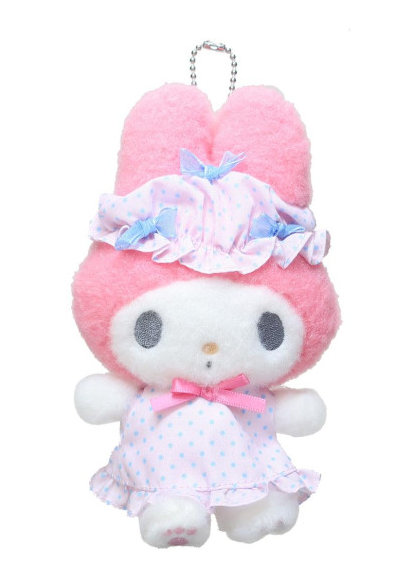 SANRIO ORIGINAL MY MELODY MASCOT HOLDER NIGHTCAP