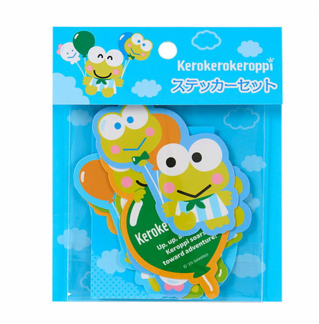 SANRIO ORIGINAL KEROPPI STICKER PACK DREAMING BALLOON