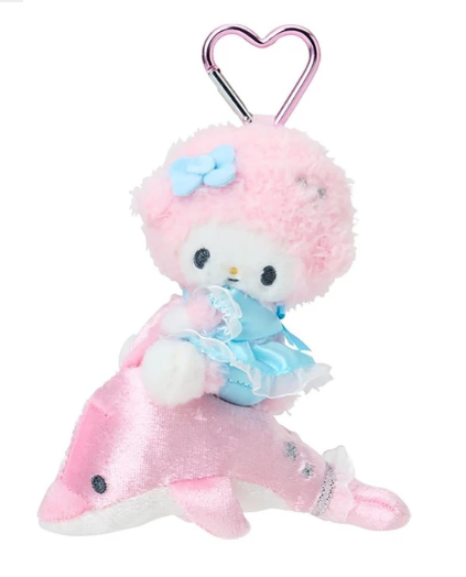 SANRIO ORIGINAL MY SWEET PIANO SHINY DOLPHIN MASCOT HOLDER