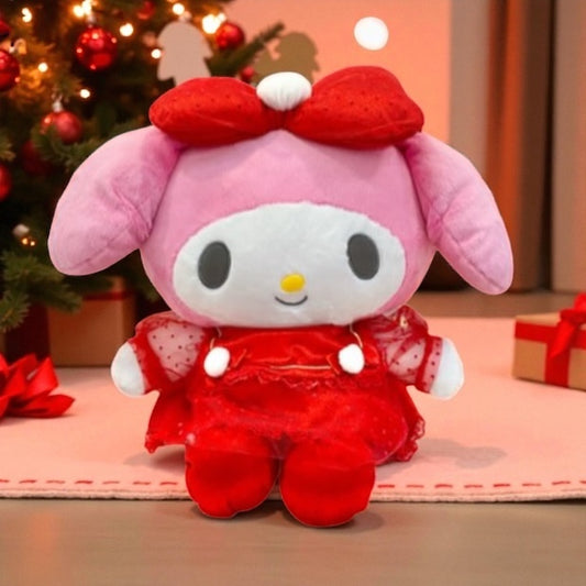 SANRIO MY MELODY 15 IN PLUSH CHRISTMAS DRESS