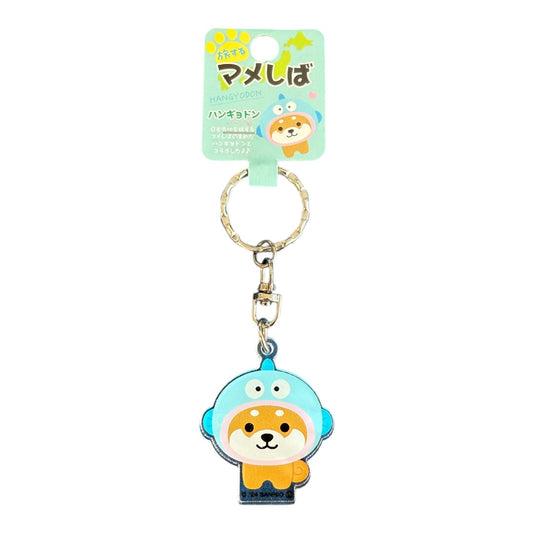 SANRIO HANGYODON COSTUME SHIBA INU ACRYLIC KEYCHAIN