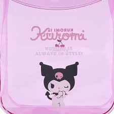 SANRIO JAPAN ORIGINAL KUROMI VINYL MINI POUCH WITH CLIP